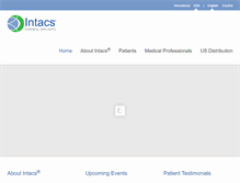 Tablet Screenshot of intacsforkeratoconus.com